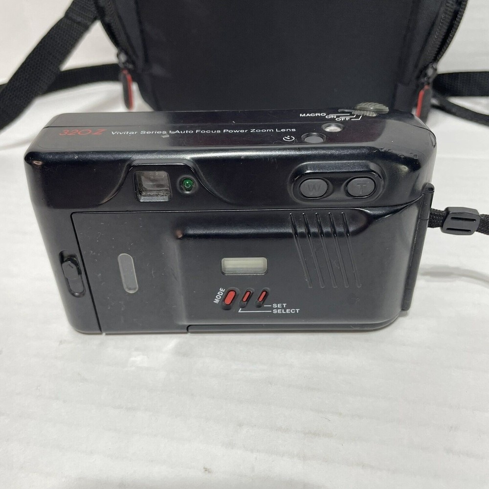 FILM CAMERA, Vivitar 320 Z, Auto Focus Lens Power Zoom 35mm With Case Vintage - Picture 4 of 8